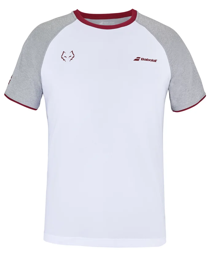 T-shirt Juan Lebron Babolat Play Crew Neck Blanc