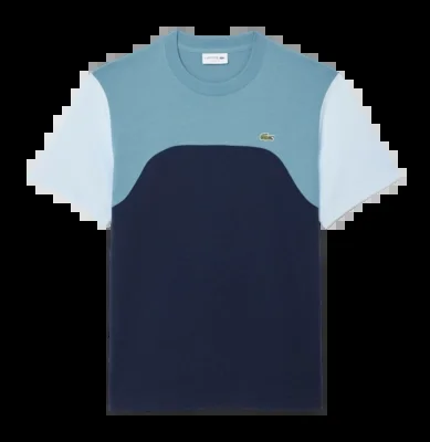 T-shirt Lacoste Homme TH9551 Navy Blue Limestone Rill
