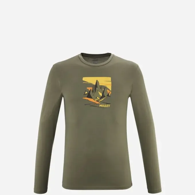 T-Shirt Millet GRAPHIC Kaki Pas Cher