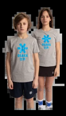 T-Shirt Osaka Enfant Deshi Tee Blue Star Heather Grey