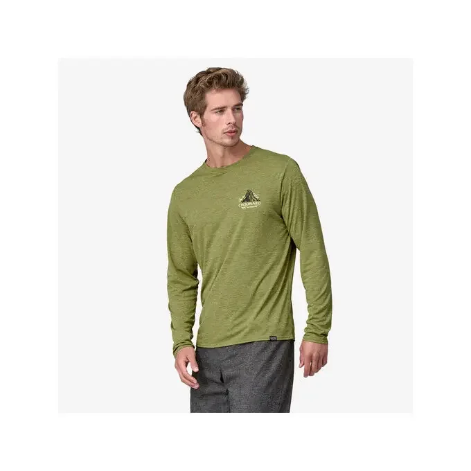 T-shirt Patagonia M’S L/S CAP COOL DAILY GRAPHIC SHIRT – LANDS Promotion Saisonnière