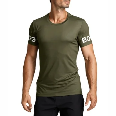 T-Shirt Sport Björn Borg Men Tee Borg Ivy Green