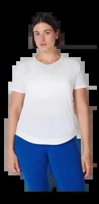 T-Shirt Sweaty Betty Femme Breathe Easy Blanc