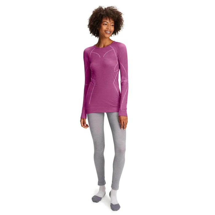 T-shirt u00e0 manches longues femme Falke Wool-tech [Taille XS]