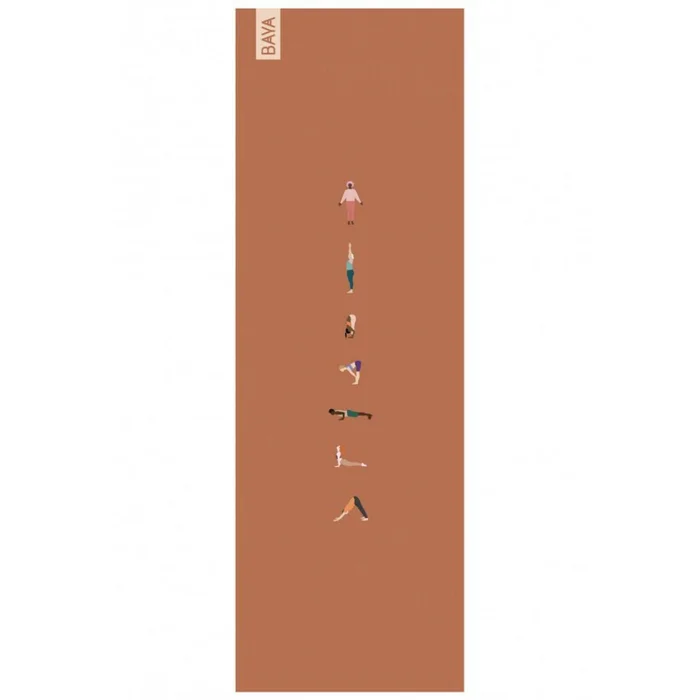 Tapis de yoga Baya intense travel Union [Taille 183x61x0,3 cm]