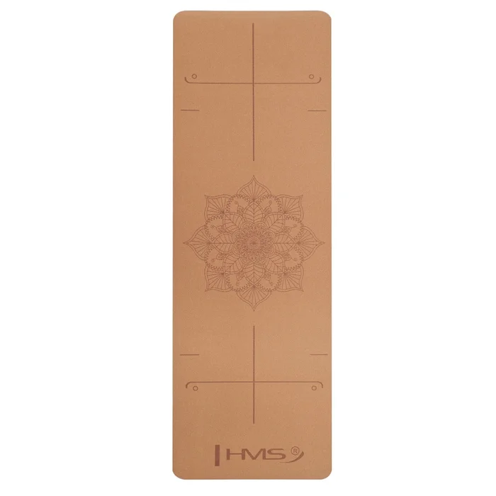 Tapis de yoga TPE HMS YM11 [Taille 182x61x0,6 cm]