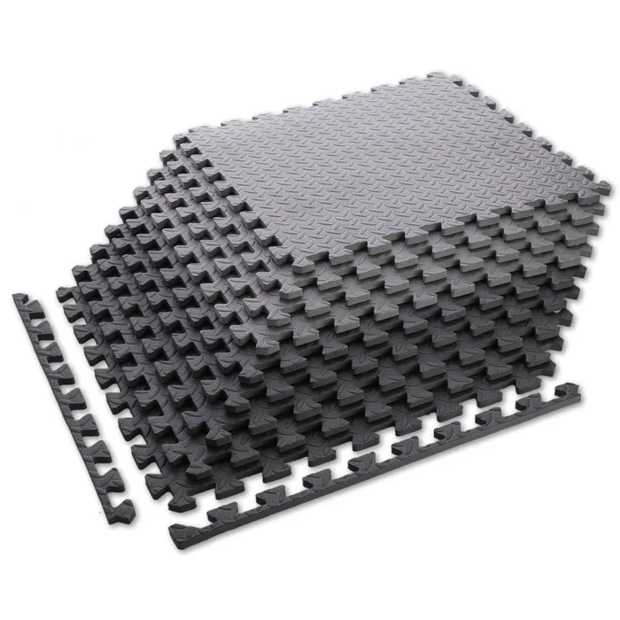 Tapis puzzle pour équipement de gym HMS MP12 Pro Premium (x9) [Taille 1800×1800 mm]