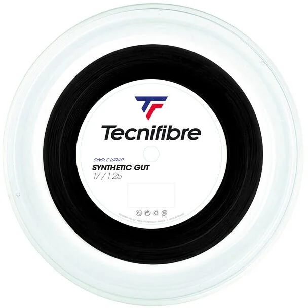 Tecnifibre Synthetic Gut Black – 200m Reel