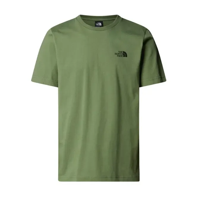 Tee-shirt Homme à manches courtes The North Face Half Dome Photo – Bark Mist Authentique