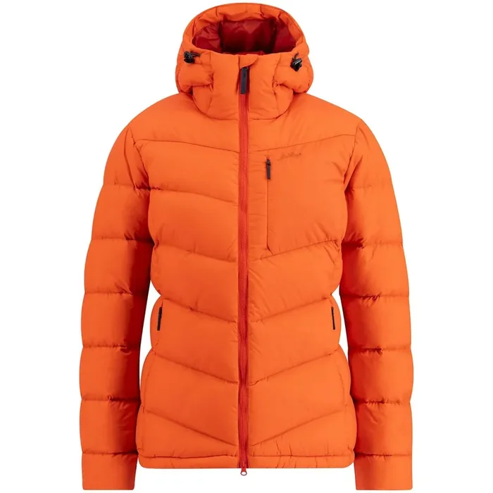 Tendance Lundhags Fulu Down Hooded Jacket, veste en duvet, femme, orange