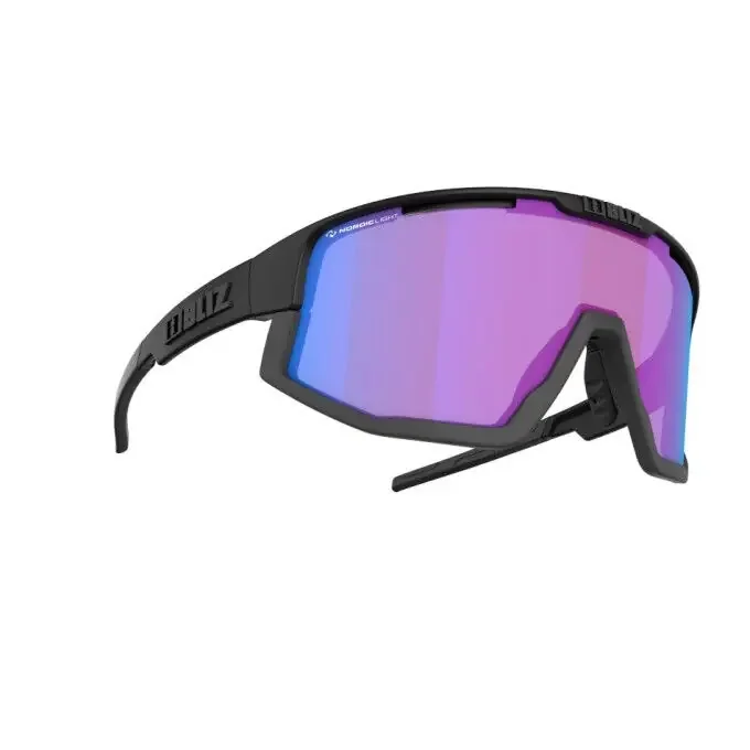 Tendance Lunettes Bliz FUSION NANO Matt Black Purple Multi