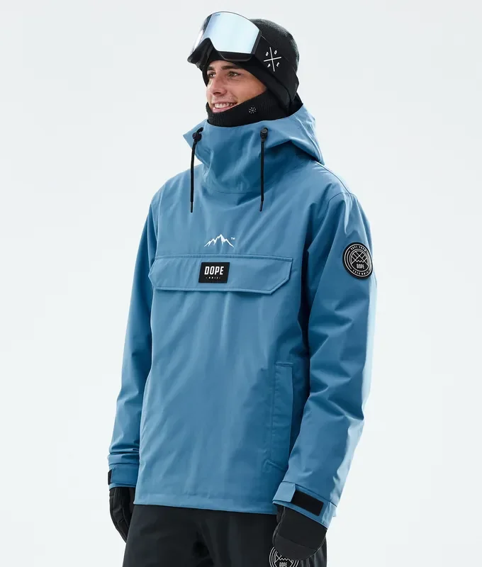 Top Qualité Dope Blizzard Veste Snowboard Homme Blue Steel
