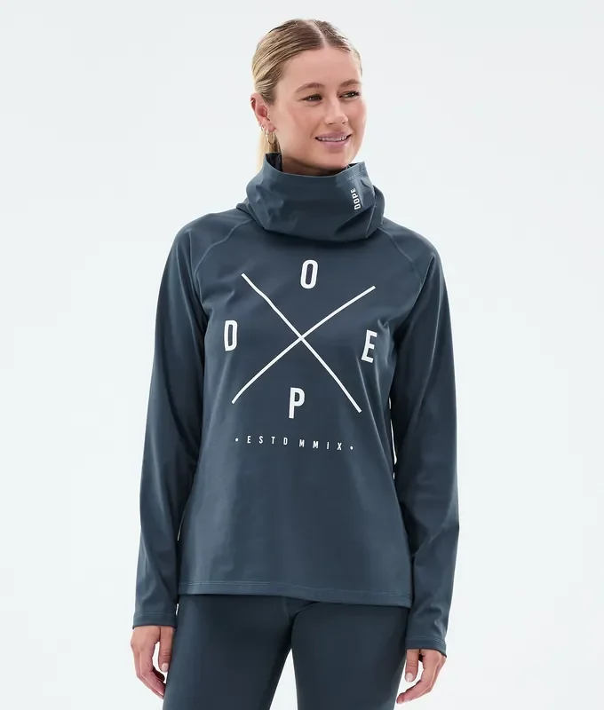 Top Qualité Dope Snuggle W Tee-shirt thermique Femme 2X-Up Metal Blue