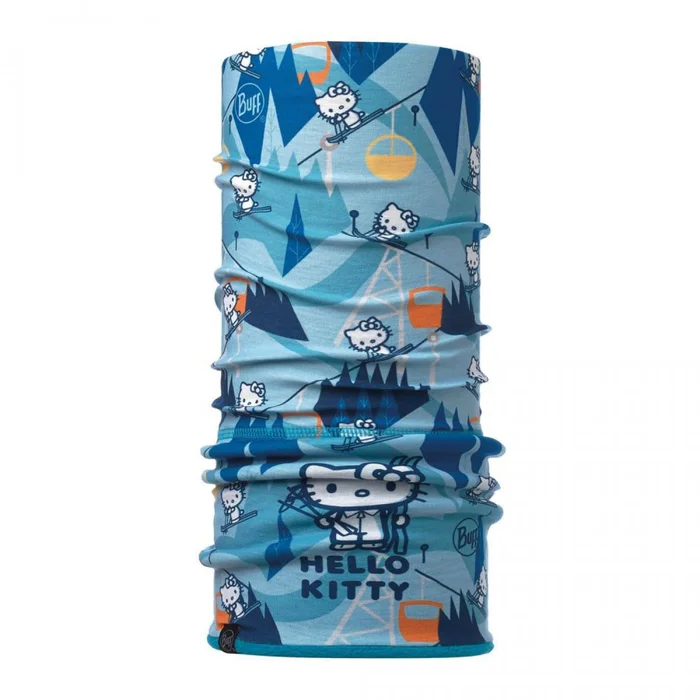 Tour de cou enfant Buff Hello Kitty ski day turquoise