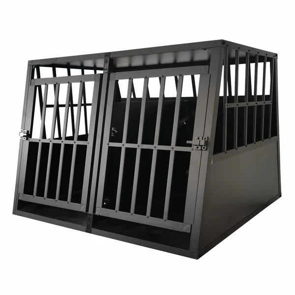 Trekker Jaula para perro XXL 104×90.5×69.5cm, Negro