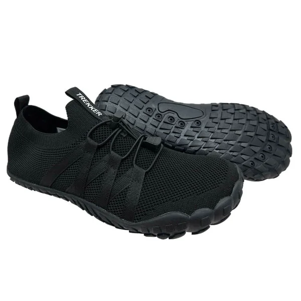 Trekker Zapatillas Minimalistas Comodidad, negro
