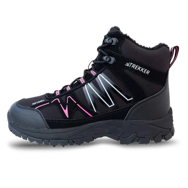 Trekker Zapatos de Invierno con púas – Rosa