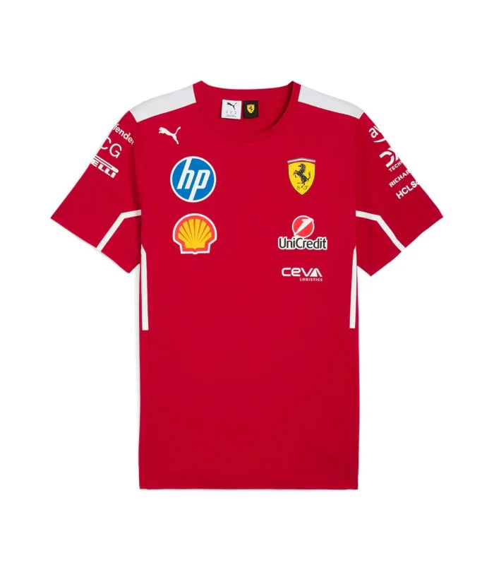 Tshirt Graphic Ferrari Scuderia Officiel Team F1 Officiel Formule 1