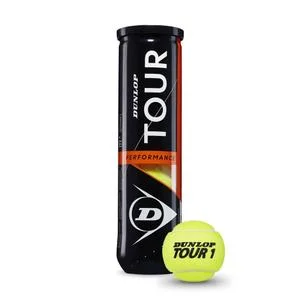 Tube de 4 balles de tennis Tour Performance