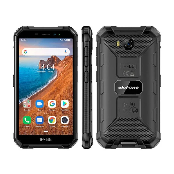 Ulefone Armor X7 4G, IP68 Móvil rugerizado, negro