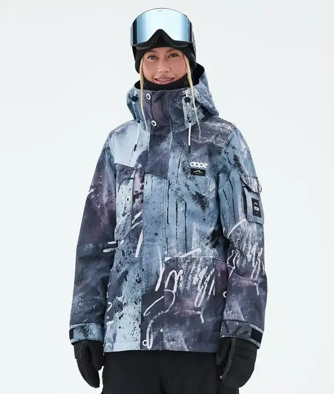 Usine Directe Dope Adept W Veste Snowboard Femme Punk Blue