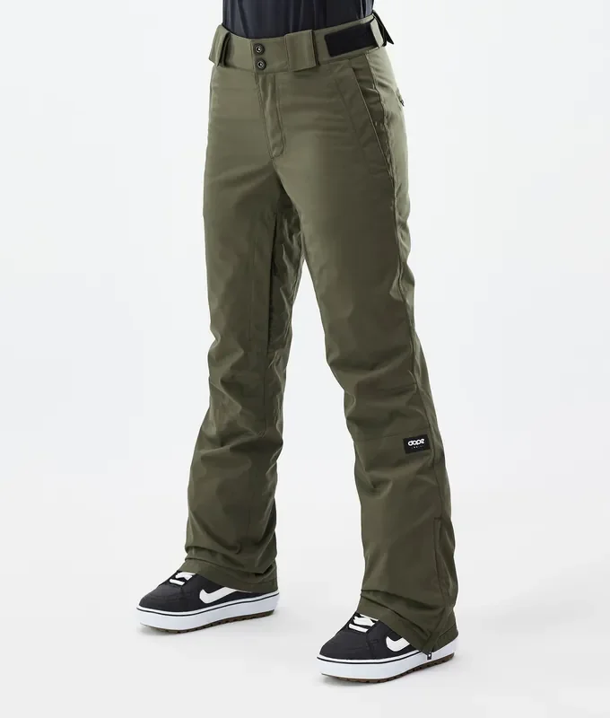 Usine Directe Dope Con W Pantalon de Snowboard Femme Olive Green