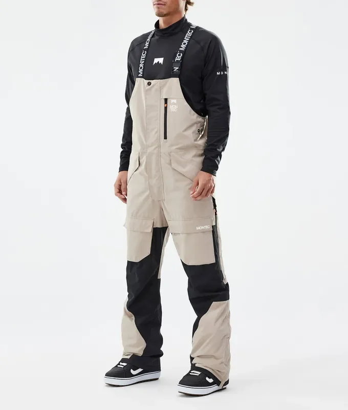 Usine Directe Montec Fawk Pantalon de Snowboard Homme Sand/Black