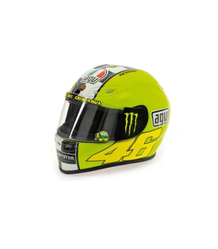 Valentino Rossi Réplique de casque miniature 1:5 – VR46 MotoGP_Winter Test 2009