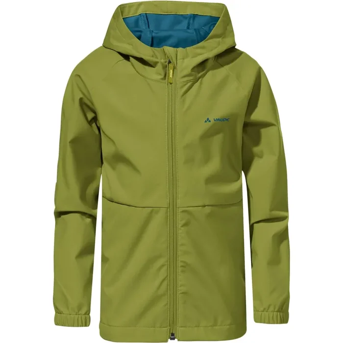 Vaude Kids Kinich Jacket, veste softshell, vert Fait Main