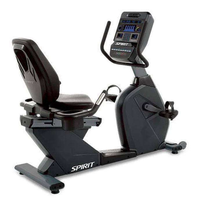 Vélo semi-allongé usage commercial Spirit Fitness Pro [Taille 168,8×74,4×124,1 cm]