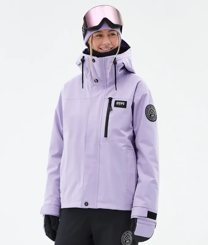 Vente Flash Dope Blizzard W Full Zip 24 Veste Snowboard Femme Faded Violet