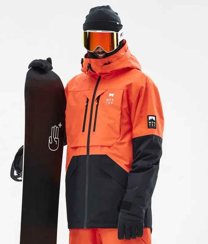 Vente Flash Montec Arch Veste Snowboard Homme Orange/Black