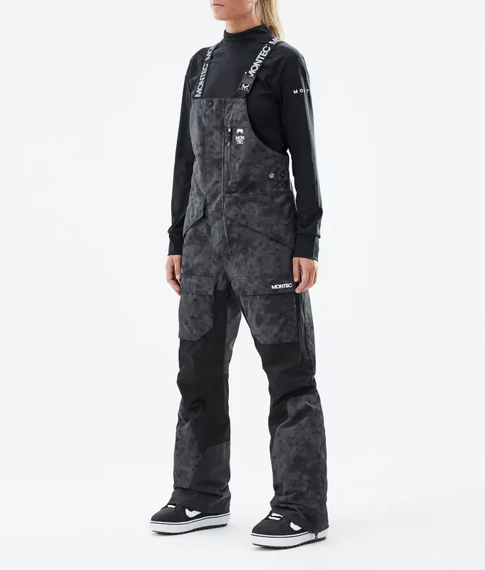Vente Flash Montec Fawk W Pantalon de Snowboard Femme Black Tiedye