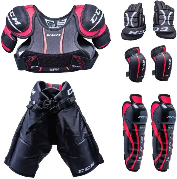 Vente Flash Youth Hockey Sur Glace Protections Kit