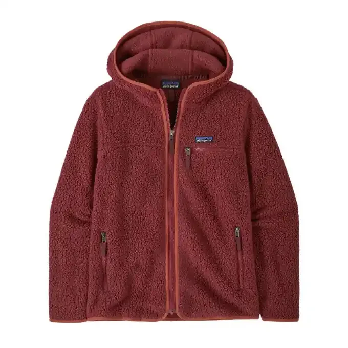 Veste à capuche polaire Femme Patagonia Retro Pile – Sequoia Red Réduction
