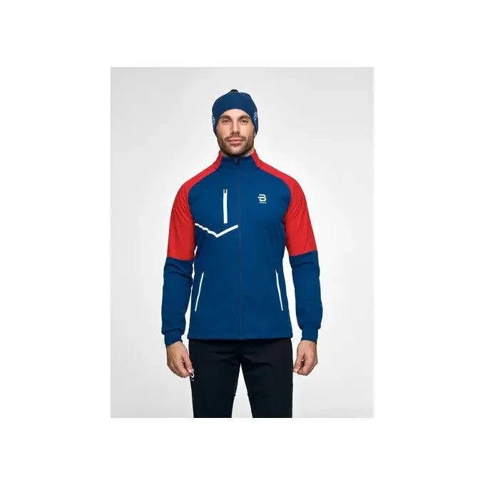 Veste de ski de fond Daehlie KIKUT MEN Estate Blue Produit De Marque