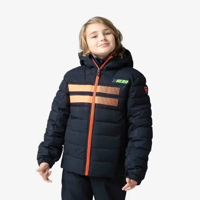 Veste de ski Rossignol BOY HERO RAPIDE JKT Noir Dernier Modèle