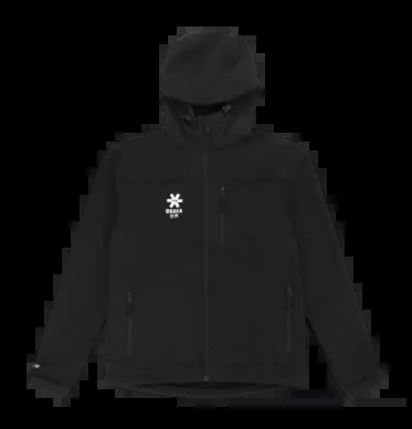 Veste de Sport Unisexe Softshell Avec Capuche Noire
