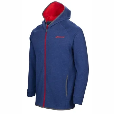 Veste de Tennis Babolat Core Hood Sweat Men Twilight Blue