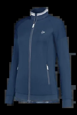 Veste de Tennis Dunlop Women Ap Club Knitted Jacket Navy
