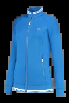 Veste de Tennis Dunlop Women Ap Club Knitted Jacket Royal Blue