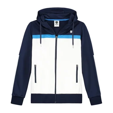Veste de Tennis K Swiss Women Core Team Tracksuit Jacket Navy White Blue