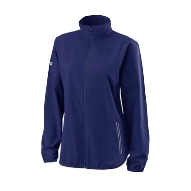 Veste de Tennis Wilson Women Team Woven Blue Depths White