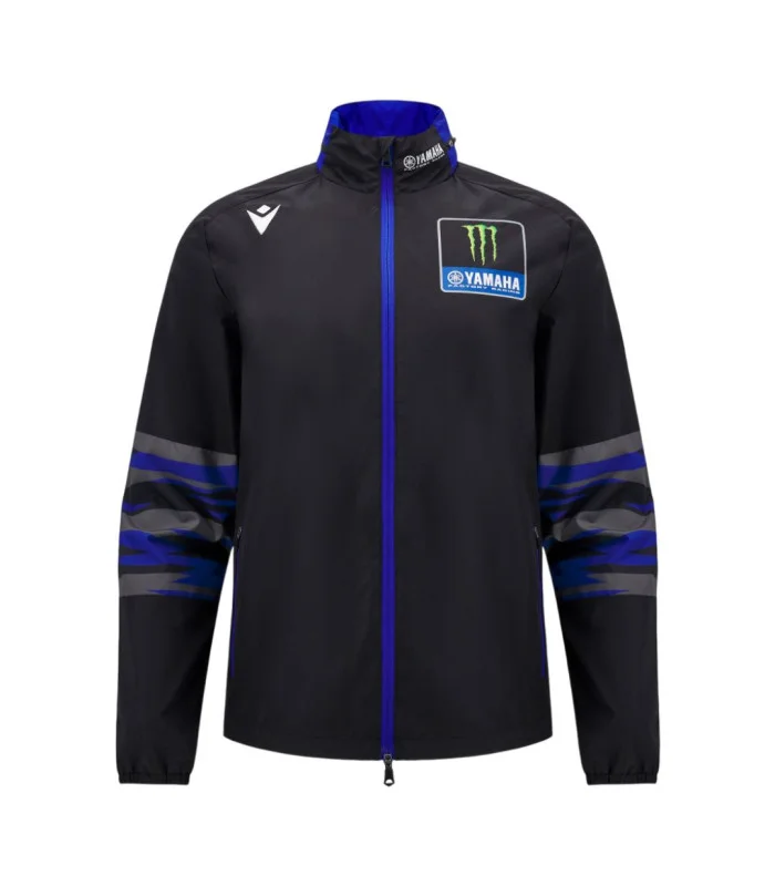 Veste Imperméable Fan Gear Homme Monster Energy Yamaha Moto GP Officielle Noir