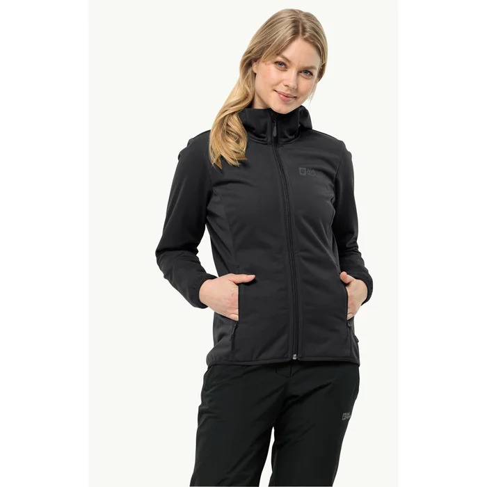 Veste impermu00e9able u00e0 capuche femme Jack Wolfskin Windhain [Taille XS]