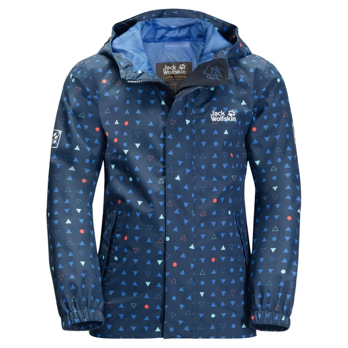 Veste impermu00e9able u00e0 pois enfant Jack Wolfskin Tucan [Taille 92 cm]