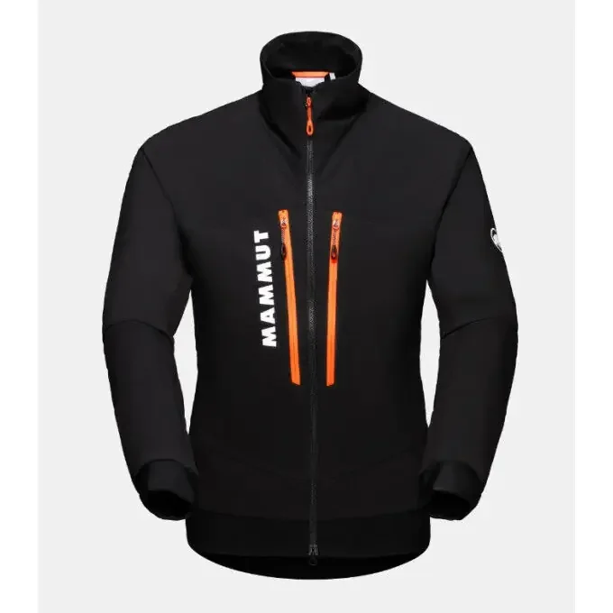 Veste Mammut AENERGY IN HYBRID JACKET MEN Noir/Orange Prix Choc