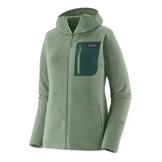 Veste polaire à capuche Femme Patagonia R1® Air – Ellwood Green Petit Prix