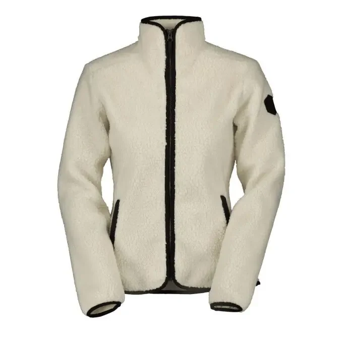 Veste polaire Femme Scott Defined Heritage Pile – Dust White/Black Acheter Direct