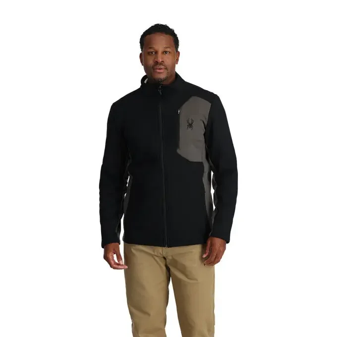 Veste polaire Spyder BANDIT FULL ZIP Black Promotion